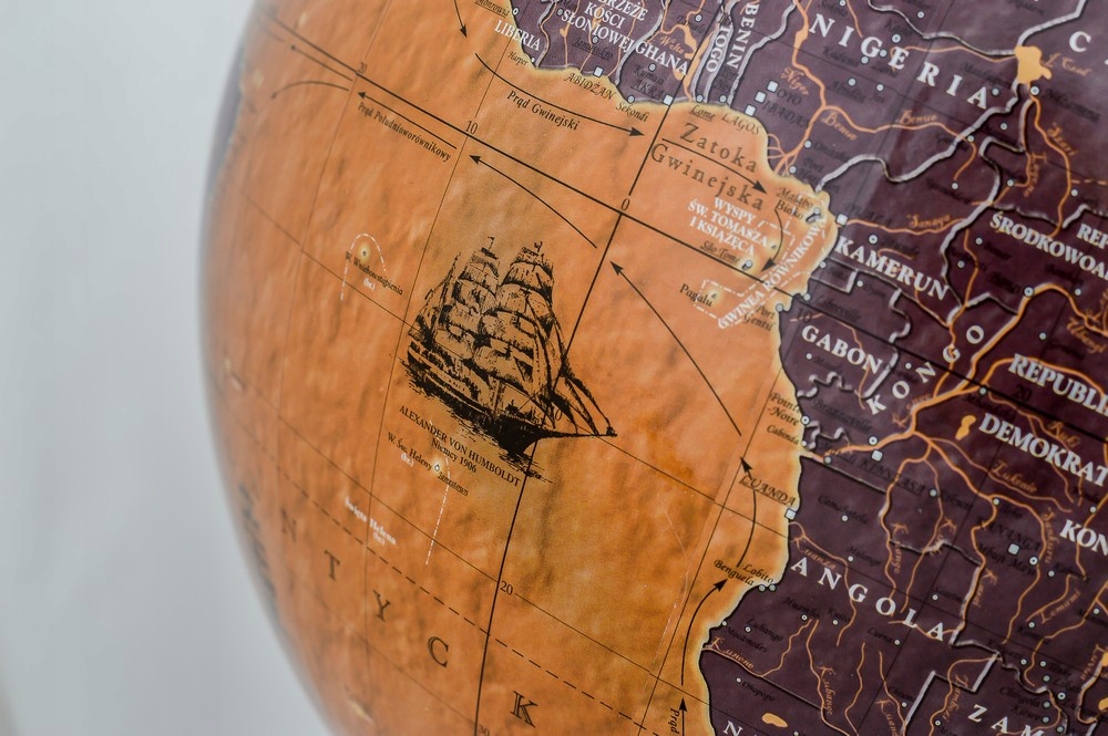 GLOBUS ŻAGLOWCE ŚWIATA 32 cm OZDOBNY Marka Zachem