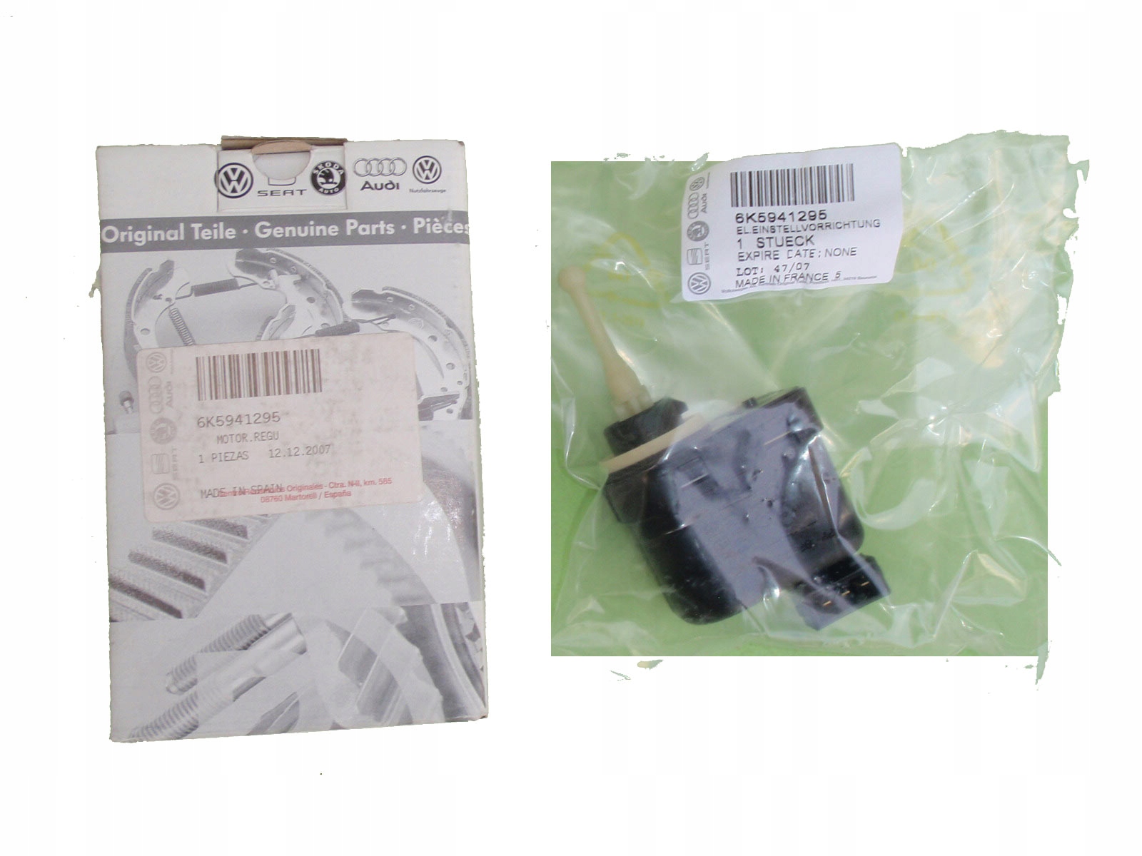 6K5941295 - Двигун фари A4 Caddy POLO CORDOBA IBIZA INCA