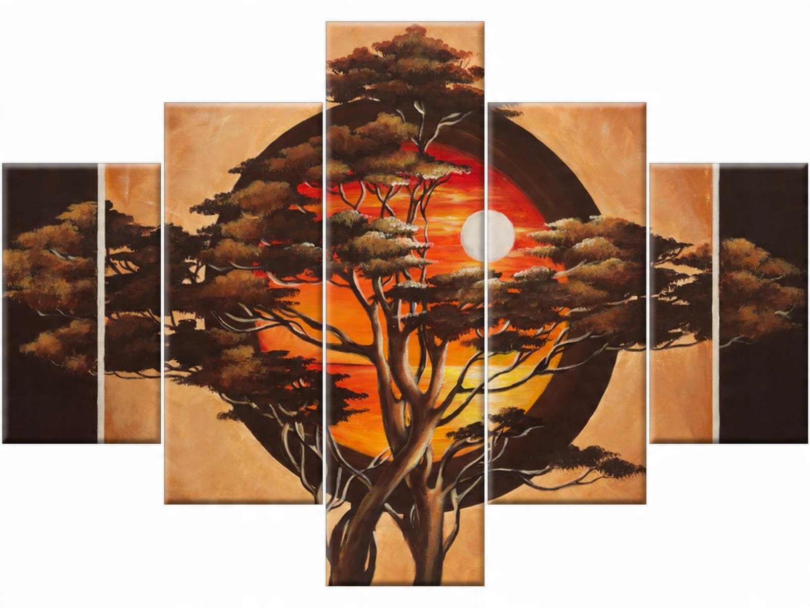 

Obraz Drzewo Abstrakcja 100x70 Tryptyk do salonu