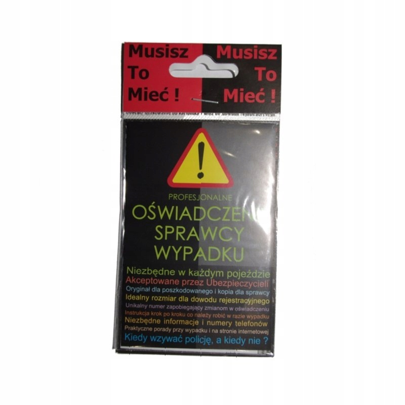 

Gotowe Oświadczenie Sprawcy Wypadku Kolizji