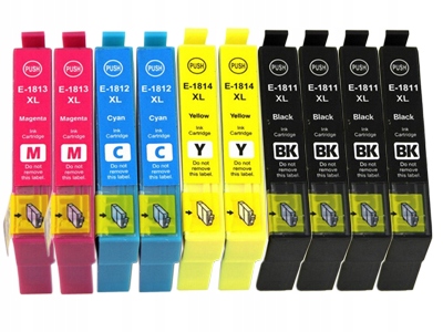 

10x Tusze Do Drukarki Epson Expression Home XP-215