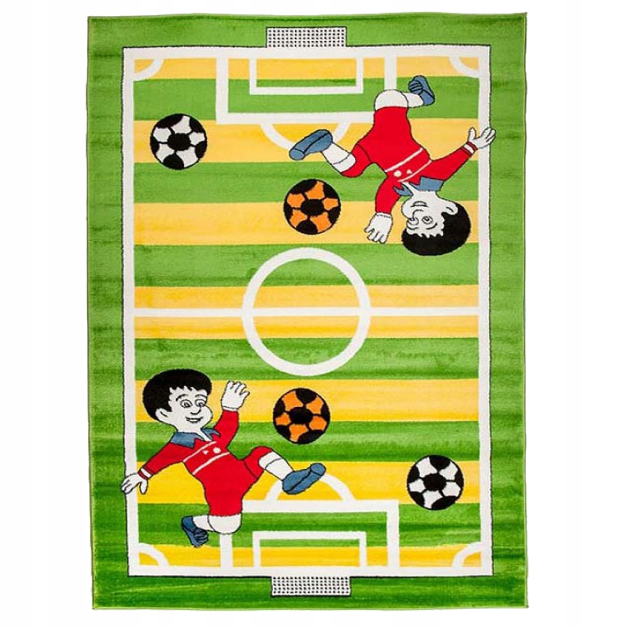 Dywan Dla Dzieci 240x330 Mecz Boisko Piłki #73n