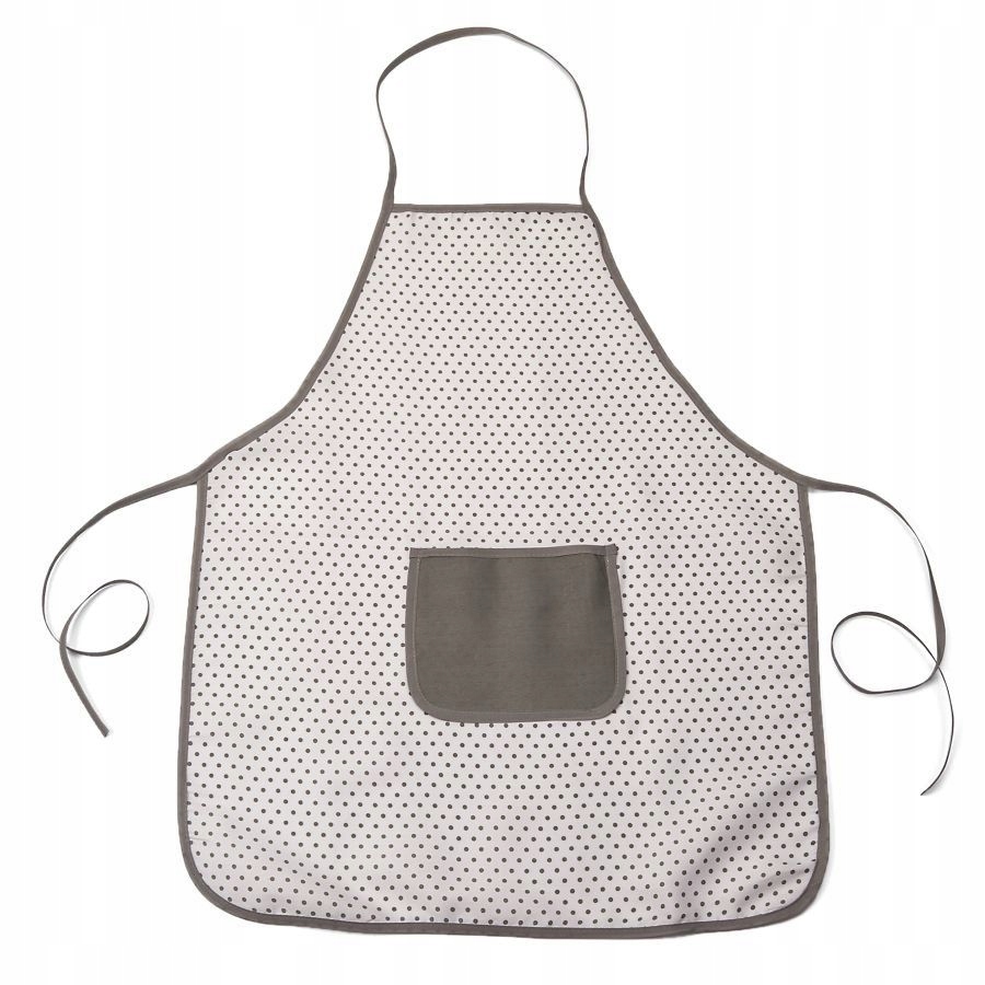 

Fartuch Miss Lucy Gold Line szare kropki 60 x 75cm