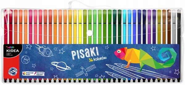 

Pisaki mazaki flamastry Kidea w etui