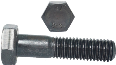 

M8x90 Śruby łeb 6-kątny 12.9 czarne Din 931 2szt.