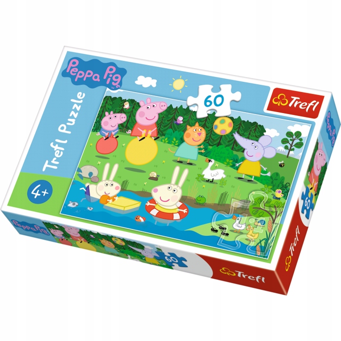 

Świnka Peppa Puzzle Trefl 60 Wakacyjna zabawa Kd