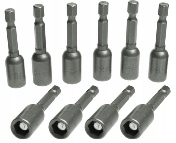 

Nasadki Nasadka z magnesem farmer 8 mm 10 szt bit