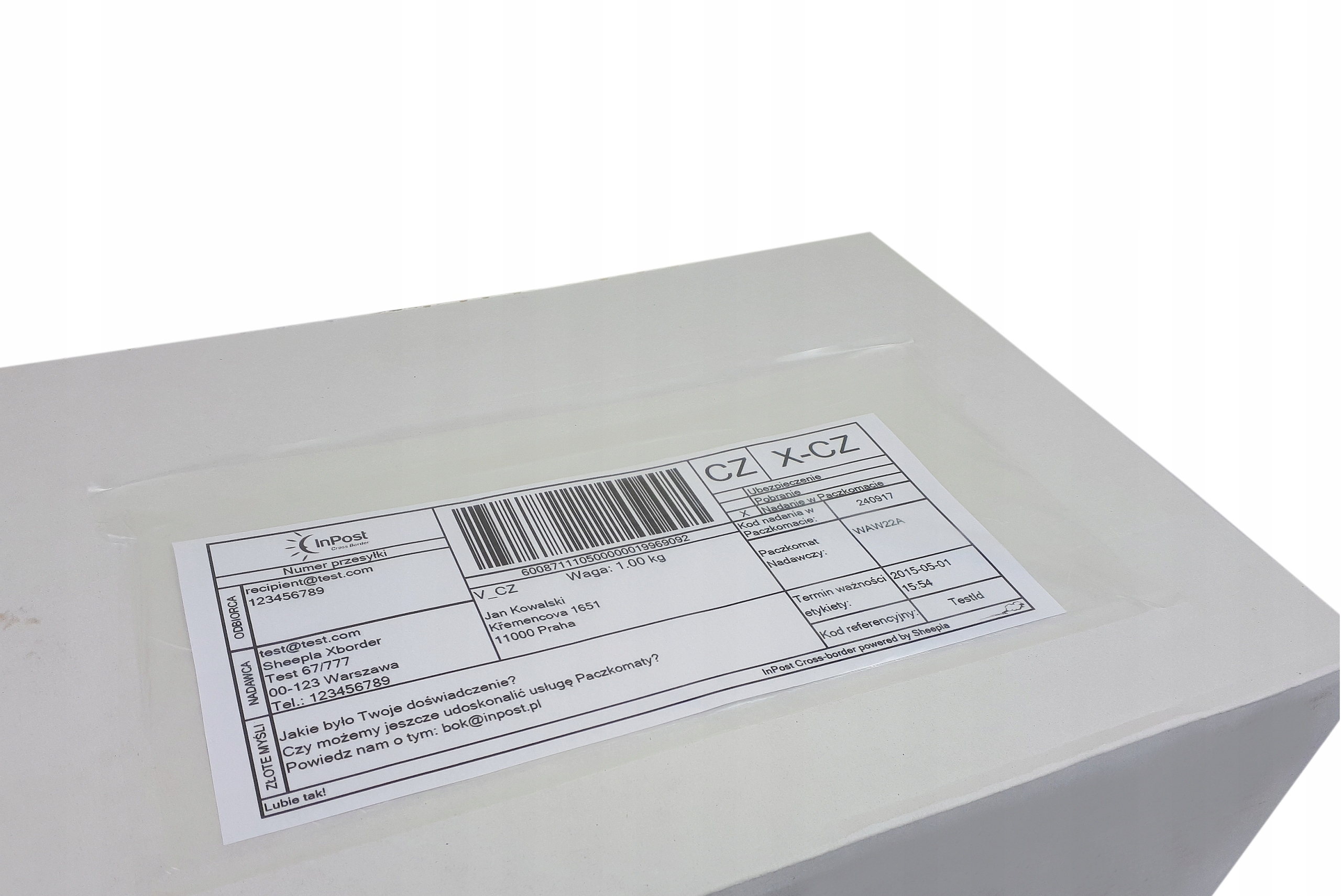 

Przylgi Kurierskie kangurki DL Mocne 250szt