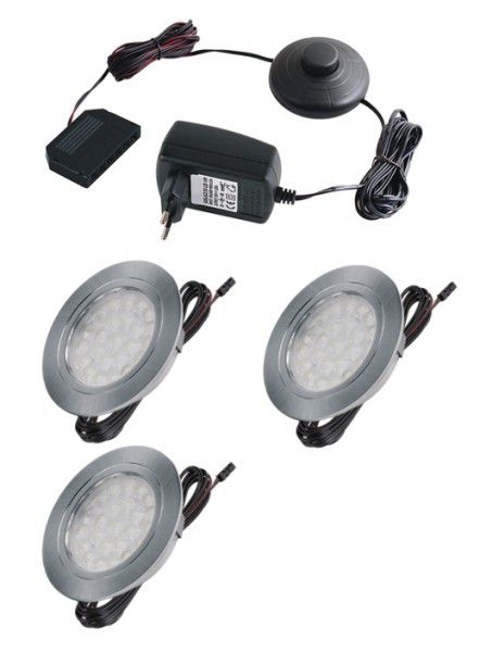 

3 X Oprawa Zestaw Oval LED_12VDC+ZASILACZ