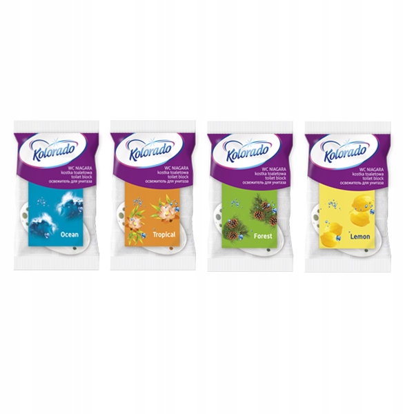 

Kostka toaletowa kolorado Niagara 4 x 35g - Zestaw