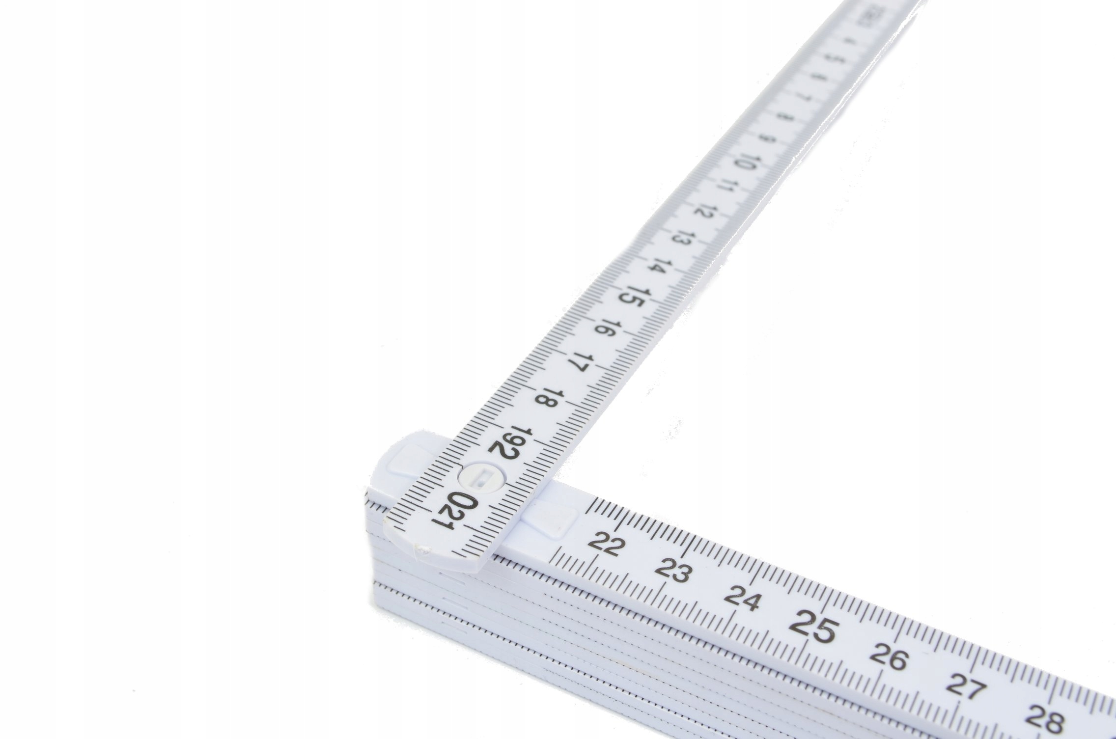 MIARA SKŁADANA PLASTIKOWA 2m METRÓWKA MIARKA Długość 2 m