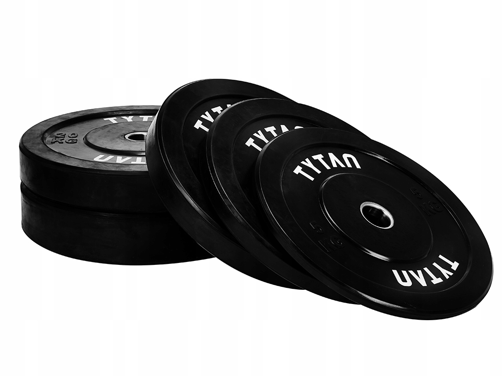 OBCIĄŻENIE OLIMPIJSKIE GUMOWANE TYTAN SPORT 20 KG Kod producenta 9465