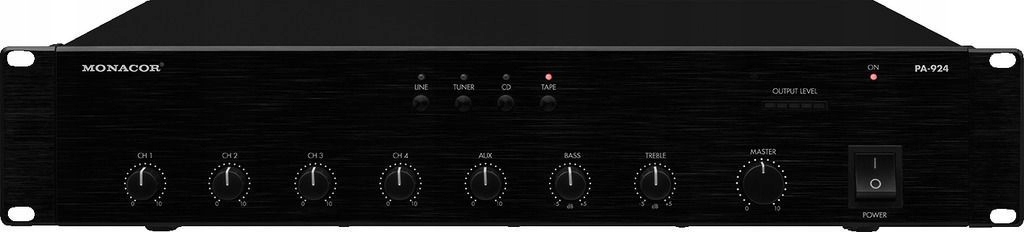Monacor PA-924 Mixovací zosilňovač Pa 240 W