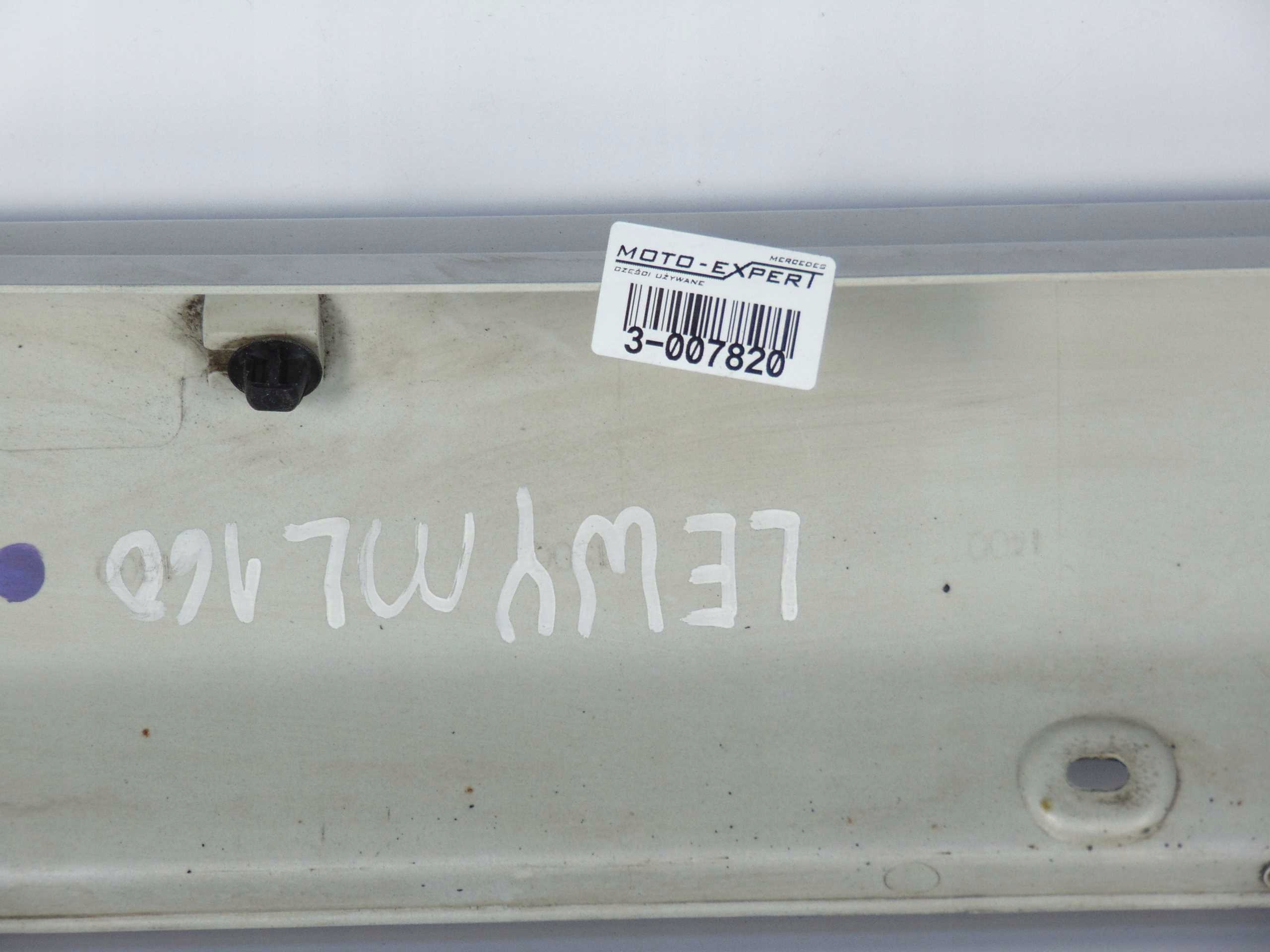 Mercedes ML W163 NAKŁADKA ZEWNĘTRZNA PROGU LEWA Typ samochodu Samochody osobowe