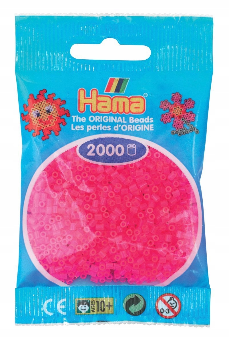 

Koraliki Hama Mini 2000 501-32 Różowe Fluorescency