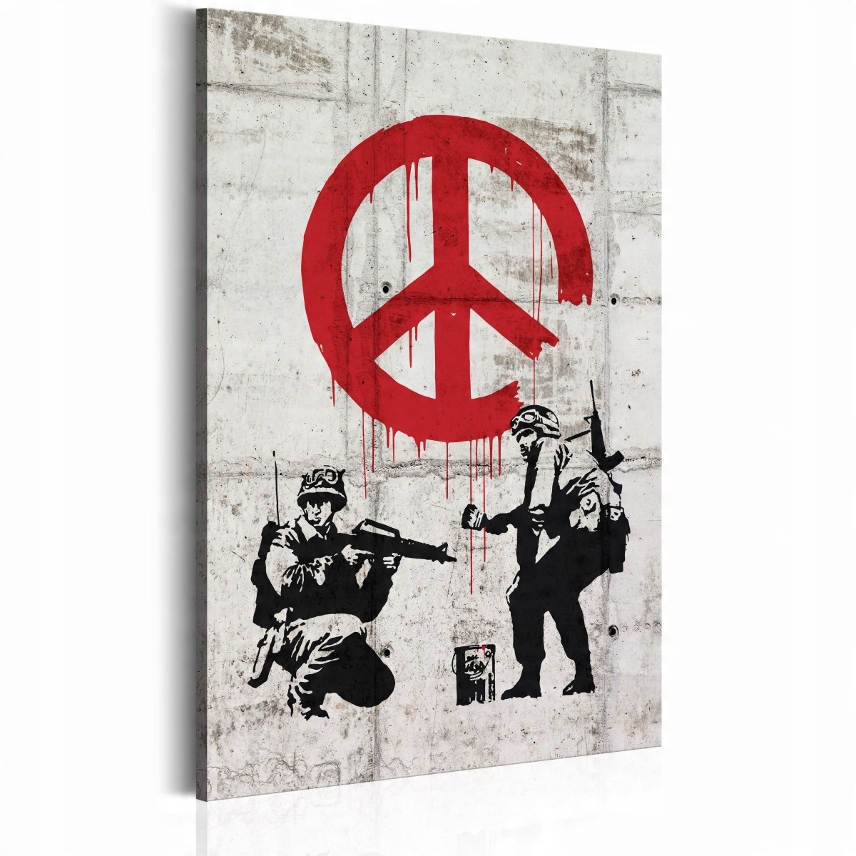 

Obraz - Soldiers Painting Peace by Banksy - 60X90