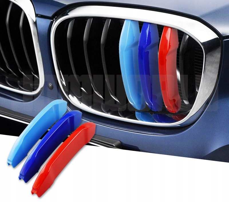 

Nakładki Grill Nerki Bmw X4 G02 2018 ///M Paski