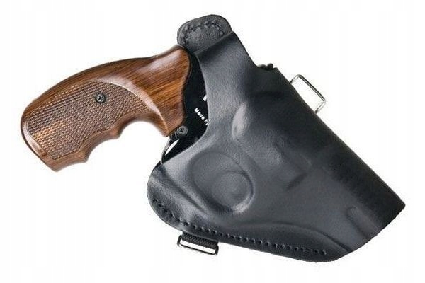 Kožená kabura pro revolvery s hlaveňmi 2,5"