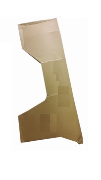 BŁOTNIK PRZEDNI AUDI A4 B6 2000-2004 PRAWY Strona zabudowy przód - prawa