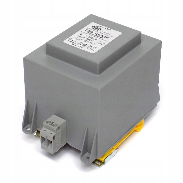 TSZS 120/002M 12V-10A TRANSFORMATOR NA SZYNĘ DIN