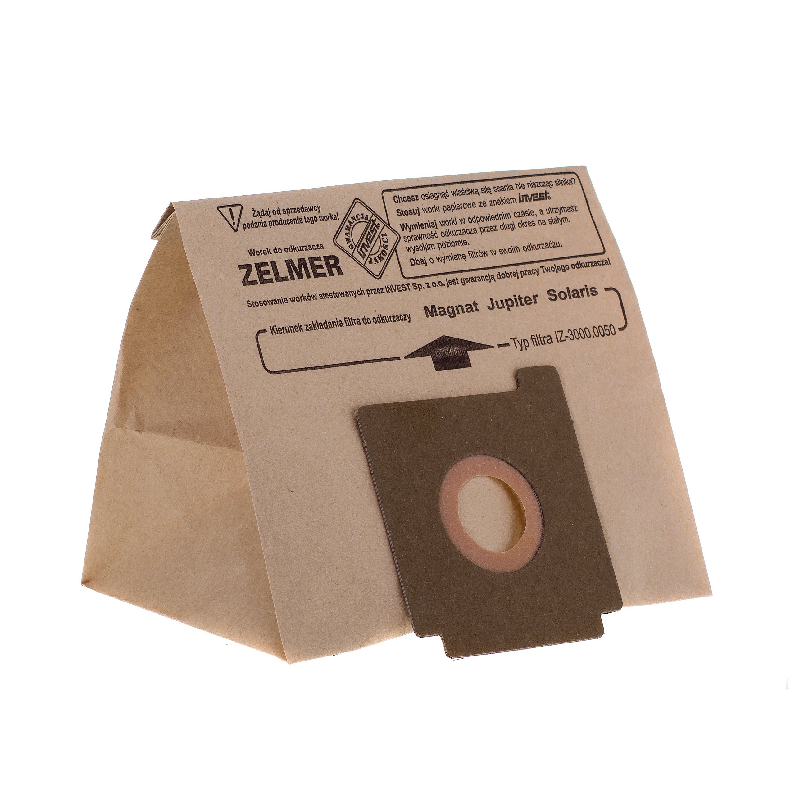 Worek do odkurzacza papierowy 3000.0055 5 szt.