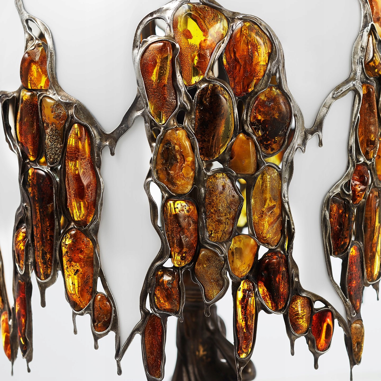 Lampa Bergamo 52 cm bursztyn + mosiężna podstawa EAN (GTIN) 0715235581605