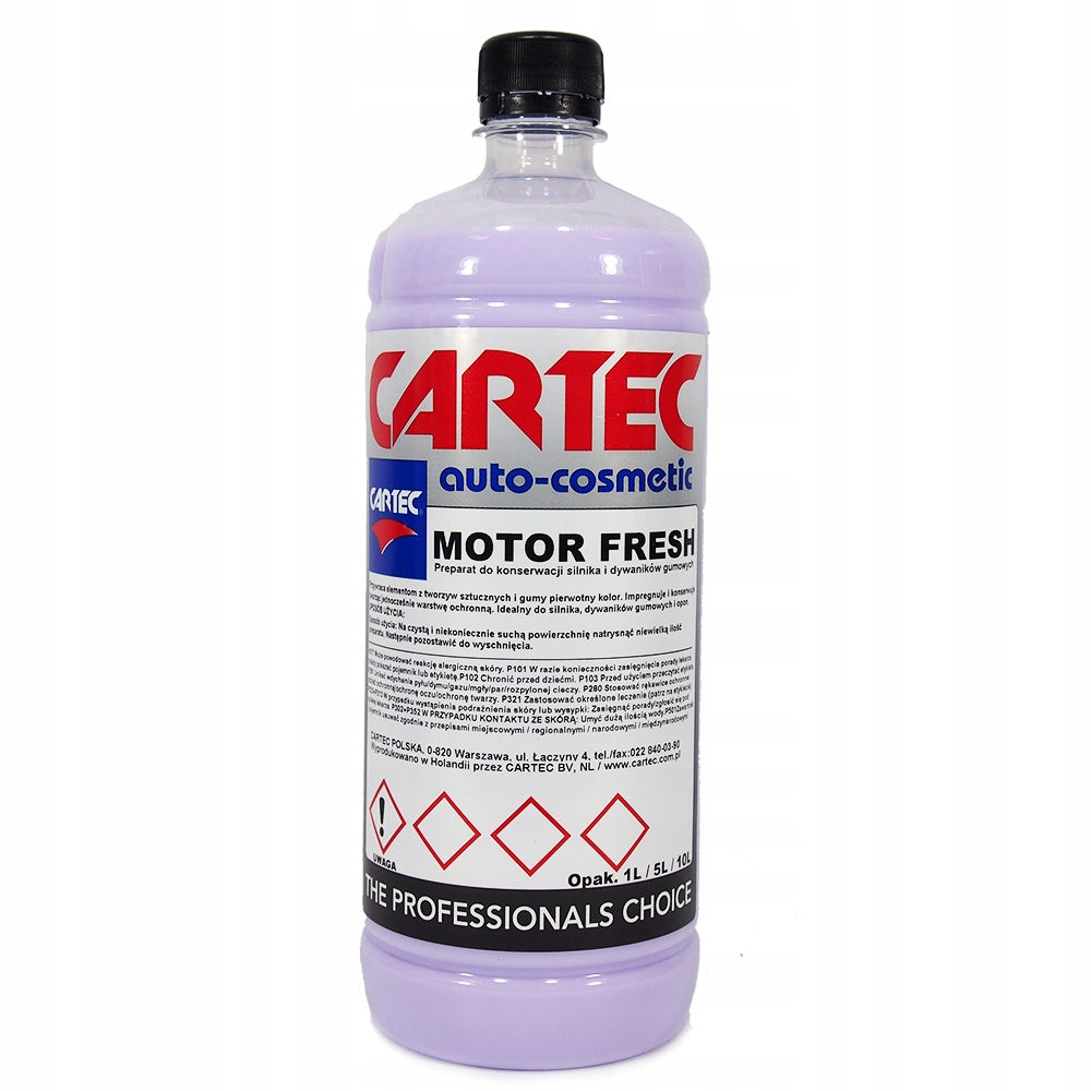 

Cartec Motor Fresh 1L do gumowych dywaników, silni