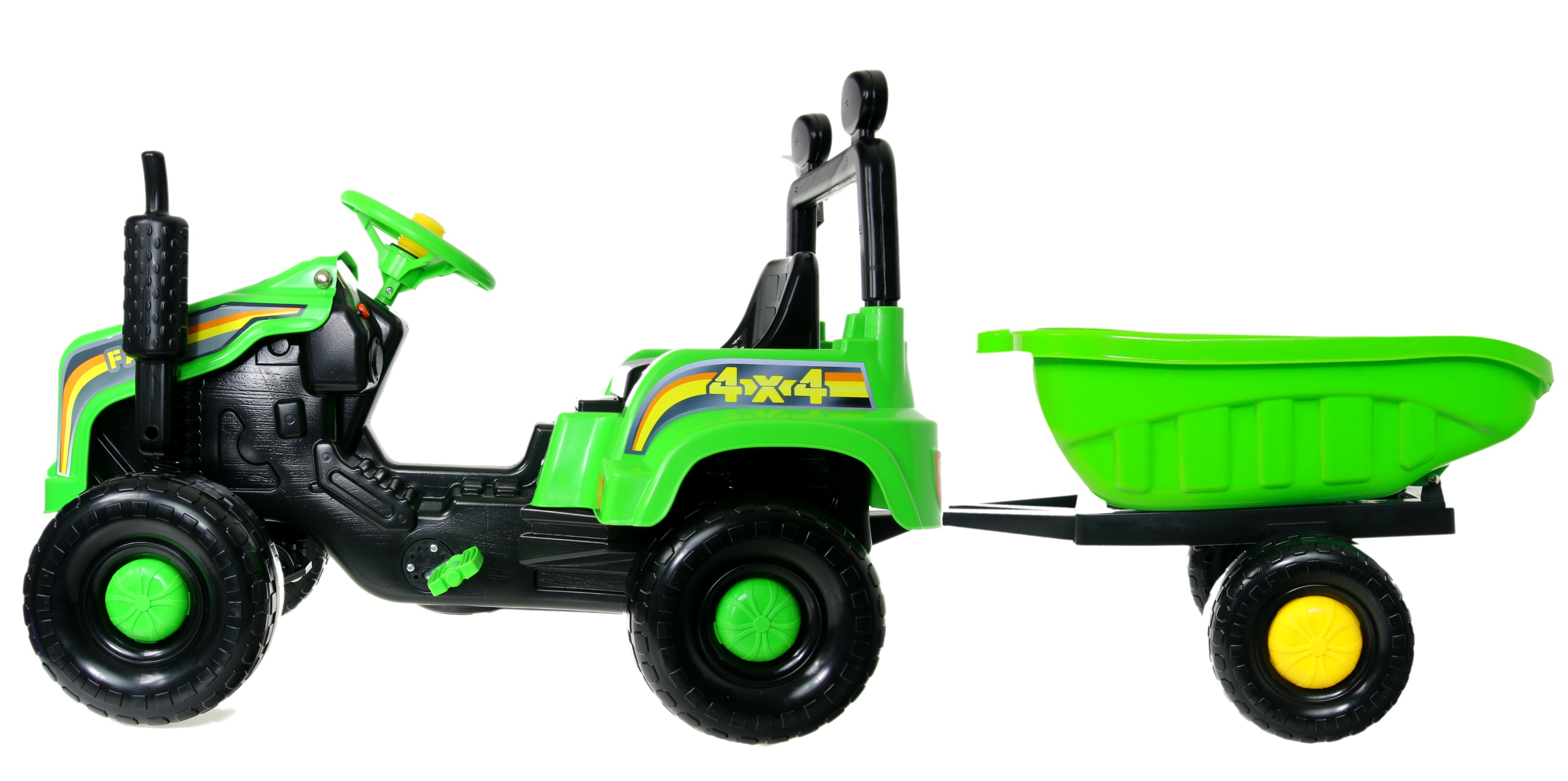 

Zestaw Traktor Traktorek na pedały Przyczepa +kask