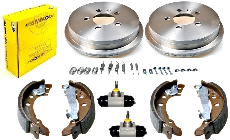 Барабани щелепи SKODA FABIA VW POLO 9N AUDI A2 alu
