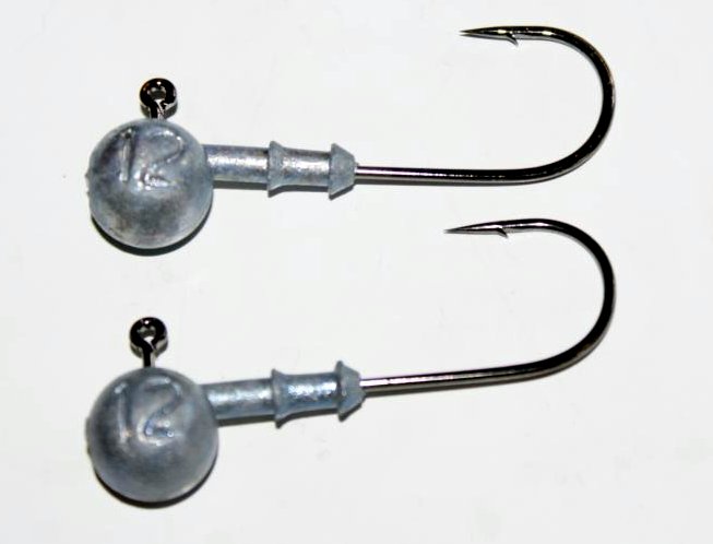 Główki Jigowe KAMATSU hak nr.4/0 waga 12gr 2szt