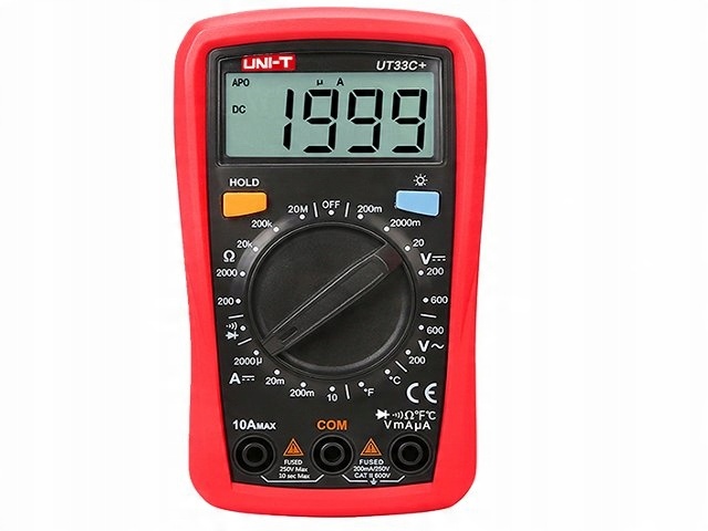 

Miernik uniwersalny Uni-t UT33C+ przewody sonda