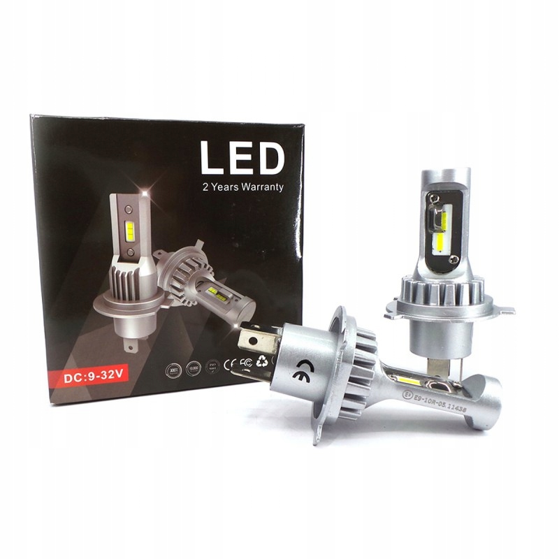 

żarówki Led H4 9V-32V Canbus 2szt 2x8000lm