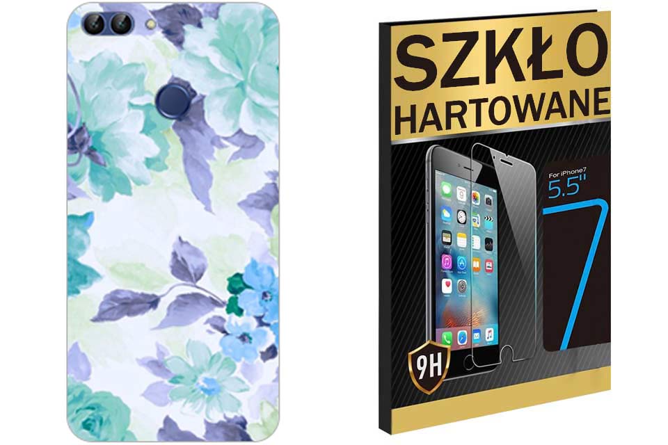 

200wz. Etui+szkło do Huawei P Smart Pokrowiec Case