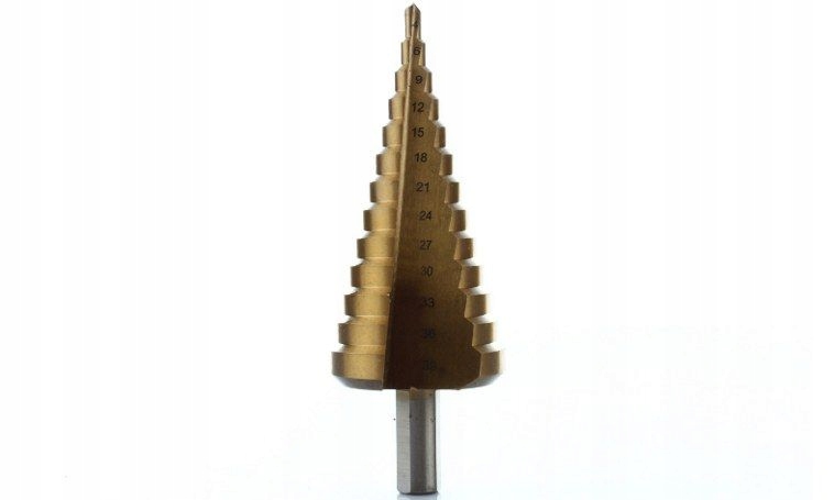 

Wiertło stożkowe stopniowe 4-39mm Geko tytanowe