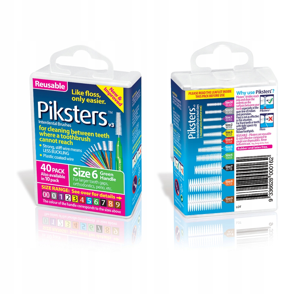 

Piksters Regular szcz. międzyzębowe 40szt Size6