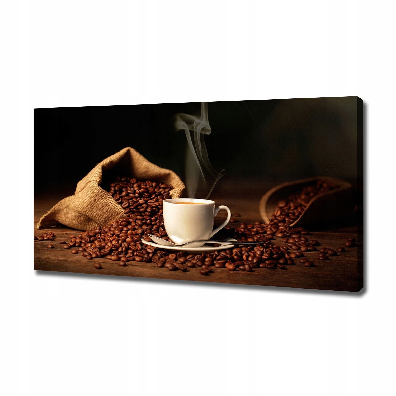 

Foto obraz na płótnie Kawa w filiżance 120x60 cm