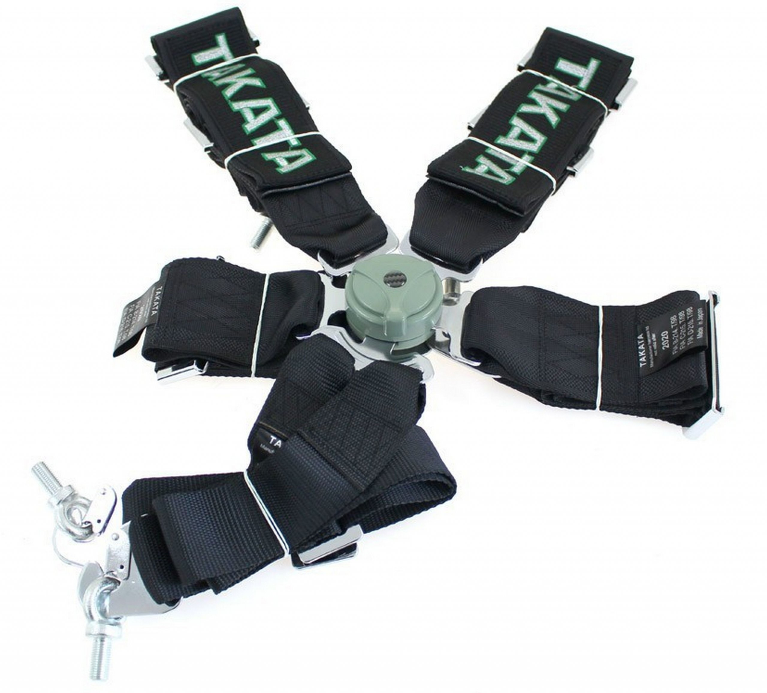 JB-PA-023 - РЕМНИ TAKATA 6PKT 3 ДЮЙМА СПОРТИВНЫЕ ПОДТЯЖКИ BLACK