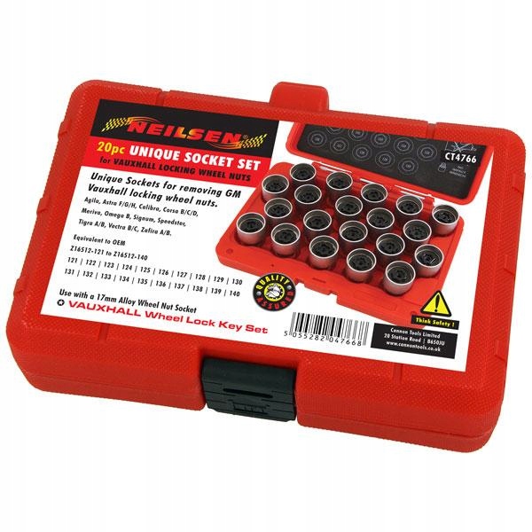 ZESTAW NASADEK DO ZABEZPIECZEN KOL OPEL GM EAN 5055282047668