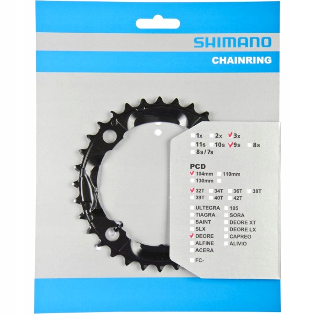 Shimano Tarcza mechanizmu korbowego 32T FC-M590 3x9s Deore