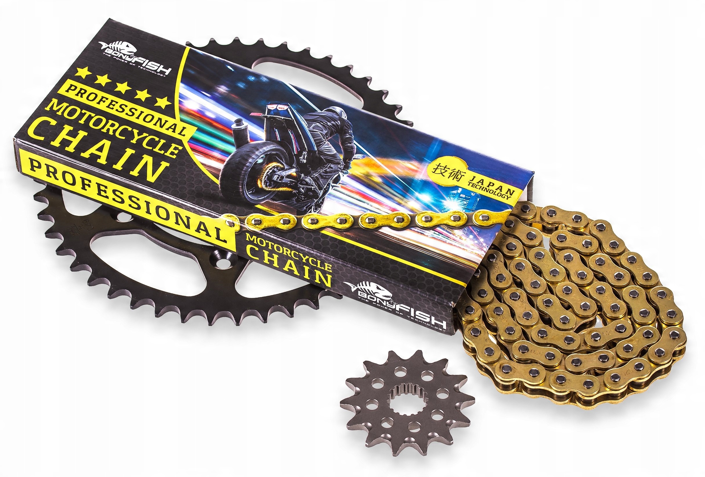 

Zestaw napęd-owy Yamaha Yz 125 99-01r X-Ring Gold