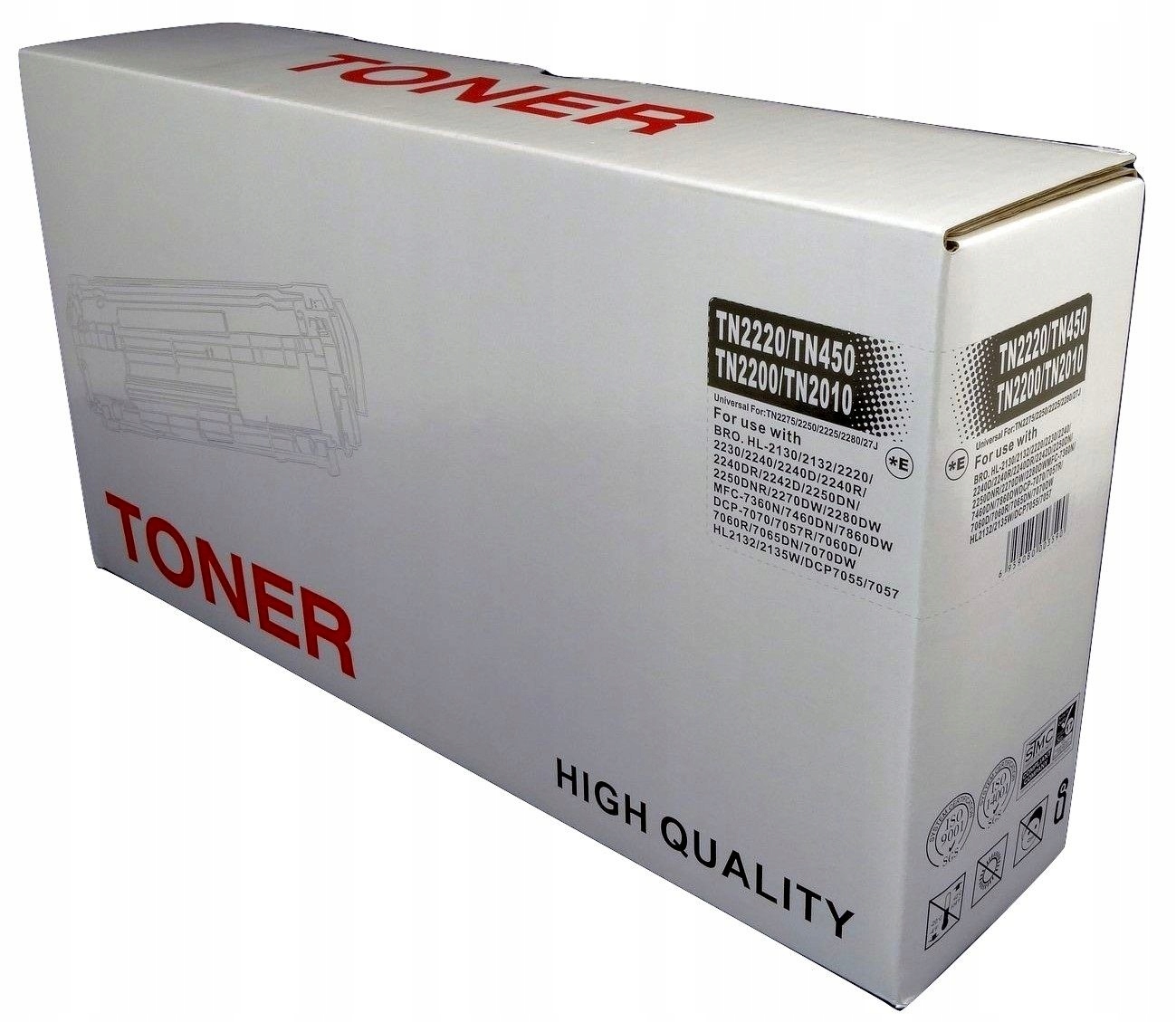 TONER DO BROTHER TN2220 HL-2130 DCP-7055 DCP-7070 HL-2240 HL-2250DN HL-2270