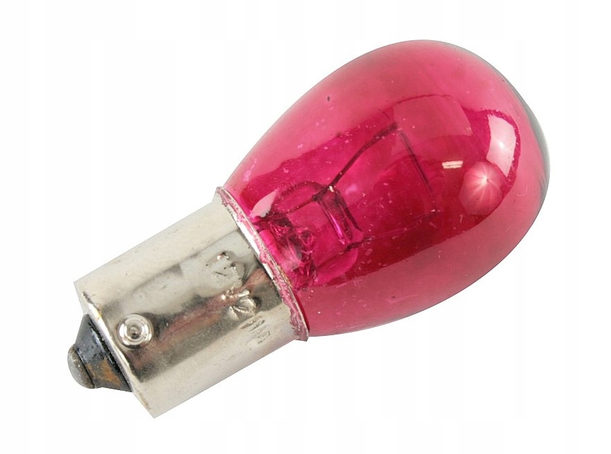 Żarówka lampy STOP 12V 21W BA15S CZERWONA P21W
