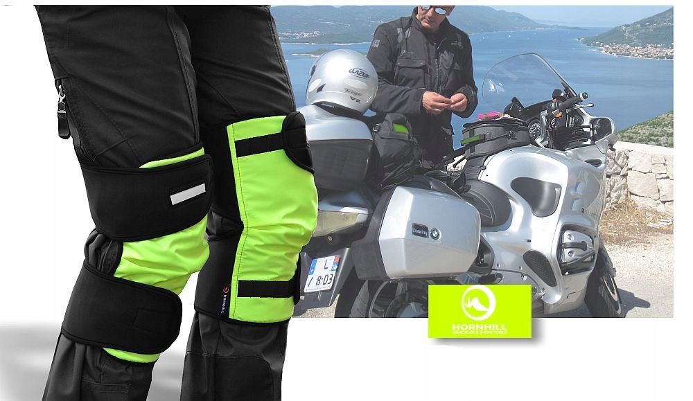 Wiatroszczelne i CIEPŁE Nakolanniki KNEE odblask 8 Model Knee