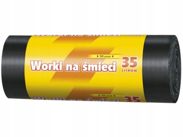 

Worki na śmieci 35L LD 50szt, Sarantis