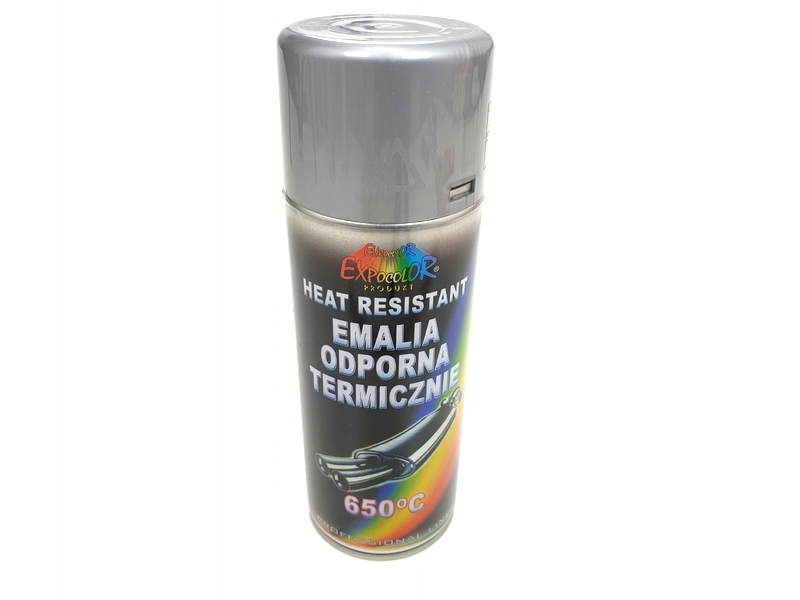 

Eurocolor Farba do Tłumika 650 Żaroodporna Srebrna
