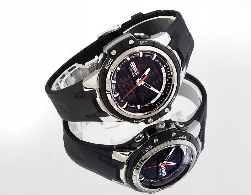 OCEANIC Zegarek Męski Space Odyssey Czas Światowy Rodzaj analogowo - cyfrowe