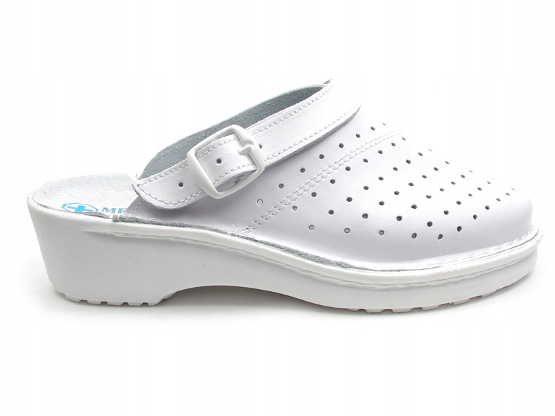 

Klapki Medyczne Ortopedyczne Skóra Guma roz.42