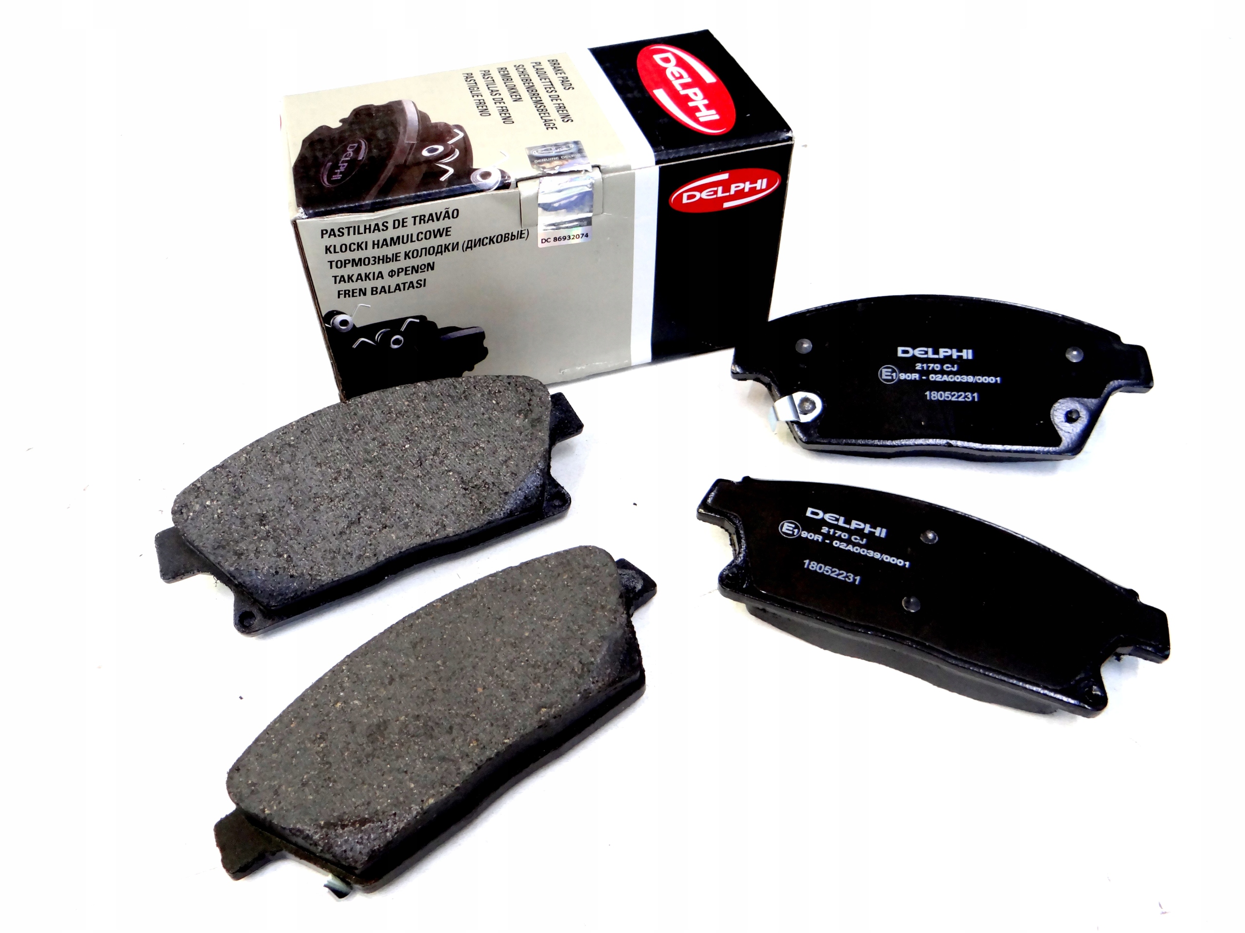 KLOCKI HAMULCOWE PRZÓD OPEL MOKKA ZAFIRA C ASTRA J