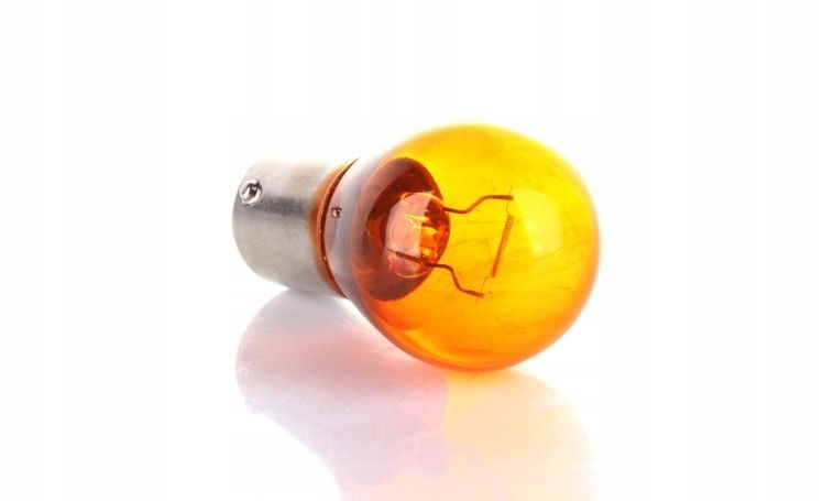 Żarówka jednowłóknowa pomarańczowa 12V 21W