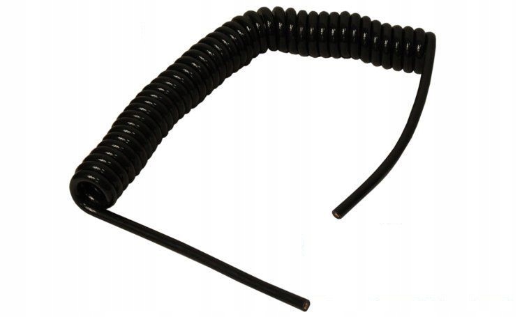 Przewód elektryczny spiralny 4m 7-żyłowy 12V 24V